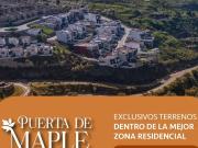 TERRENOS EN VENTA PUERTA DE MAPLE BOSQUE ESMERALDA...