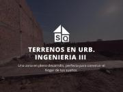 Terrenos en Venta Urb. Ingeniería 3ra Etapa