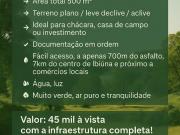 Terrenos pra chácara