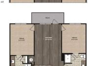 The Marling Apartments 2 Bedroom 2 Bath B1B