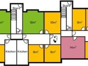 Three Bed Flat C Has an Apartment