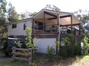 Three bedroom family home with a large outdoor deck