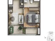 Apartamento com 30 m² e 1 quarto à venda em Aclimação