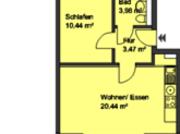 Tolle 2 Zimmer Wohnung als schnuckeliges Nest mit Blick...