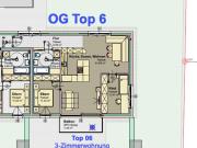 Top 6 Neubauwohnung mit Tiefgarage, Balkon und Dachterrasse