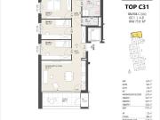 Top C31 Haus C 1.OG 4 Zimmer Wohnung