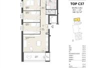 4 Zimmer Dachgeschosswohnung, Top C37, 3.OG, Innsbruck