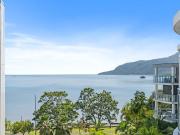 Top floor two bedroom plus study with views to the coral sea