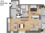Top Lage an der U1, top ausgestattet. 2 Zimmer Wohnidyll...