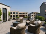 Top Lage: Penthouse mit großer Dachterrasse, Klimaanlage...