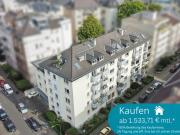 Toplage Nordend 3,5 Zimmer Dachgeschosswohnung mit Loggia