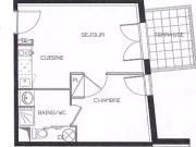 Toulouse 31200 Achat / Vente appartement 2 pièces t2