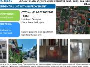 Townhouse for sale in VISTA VERDE EXECUTIVE SUBD BRGY....