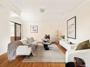 Townhouse style living with garden calm enter via...