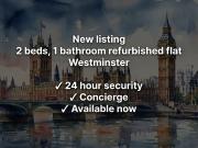 Townshend Road, London NW8, 2 bed flat to rent, £3,200...