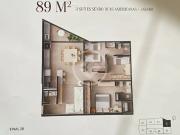 Três suítes uma americana 89 m² codigo: 134009