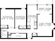 Trafalgar Square 2 Bedroom Apartment for Rent at 27/33...