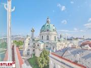 TRAUMHAFTE DG WOHNUNG MIT BLICK AUF DIE KARLSKIRCHE! TRAUMHAFTE DG WOHNUNG MIT BLICK AUF DIE KARLSKIRCHE!