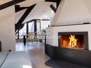 Traumwohnung Innenstadt, Garage, Kamin, Dachterrasse