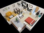 Tribeca on the Creek 1 Bedroom Apartment for Rent at...