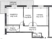 trilocale arredato in corso agnelli: 600 euro