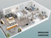 TRILOCALE con GIARDINO PRIVATO SPESE COMPRESE