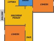 Trilocale in affitto a Bologna, San Donato