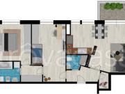 Trilocale in vendita a Milano via Carlo Bazzi, Pezzotti Meda