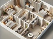TRILOCALE IN ZONA PORTUENSE / CON BALCONE