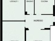 Trilocale non arredato in affitto a Citt Studi Milano