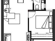 Two bedroom apartment Fridge included!