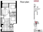 Two bedroom apartment in Hudson Tower Partial furnished