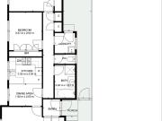 Two bedroom single level villa occupies a front north...