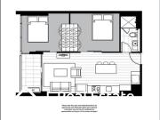 Two Bedroom Unfurnished apartment in Melbourne CBD