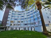 two bedroomed apartment with parking.