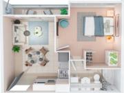 ULTIMO DEPTO NUEVO 1D+ 1B, San Joaquín