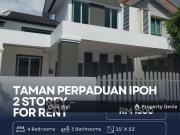 Ulu Kinta Taman Perpaduan Double Storey House For Rent...