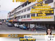 Ulu Tiram Jalan Raya same row with bank area 4 Storey...