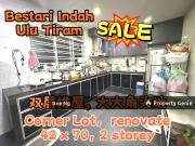Ulu Tiram / Taman Bestari Indah/Big Corner 2 storey terrace
