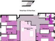 Deal! 5 bedroom apartment for rent in Park Row TFF, Top...