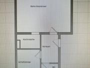 Unsanierte Wohnung im Hochparterre mit Garagenparkplatz...