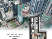 Uptown Modern 1 Bed With Balcony Preselling Condo For... Uptown Modern 1 Bed With Balcony Preselling Condo For...