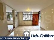 URB. CALIFORNIA DÚPLEX DE 4 HABITACIONES + AZOTEA EN VENTA