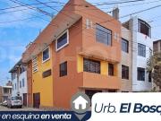 URB. EL BOSQUE CASA DE 3 PISOS + AZOTEA EN ESQUINA