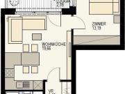 URBANER LUXUS: EXKLUSIVE 2 ZIMMER WOHUNG MIT BALKON UND...