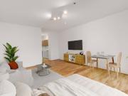Urbanes Familienleben mit Dachgarten und Spielplatz