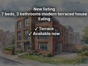 Uxbridge Road, Southall UB1, 7 bed terraced house to...