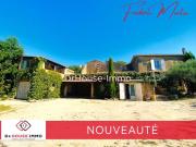 Uzès proche, en nouveauté beau et grand mas de village...