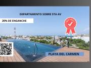 V 1 recámara cerca de la 5ta Av Equipado y amueblado...