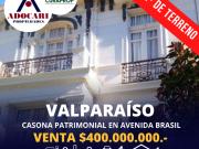 VALPARAISO AVENIDA BRASIL VENTA DE CASONA PATRIMONIAL 6D...